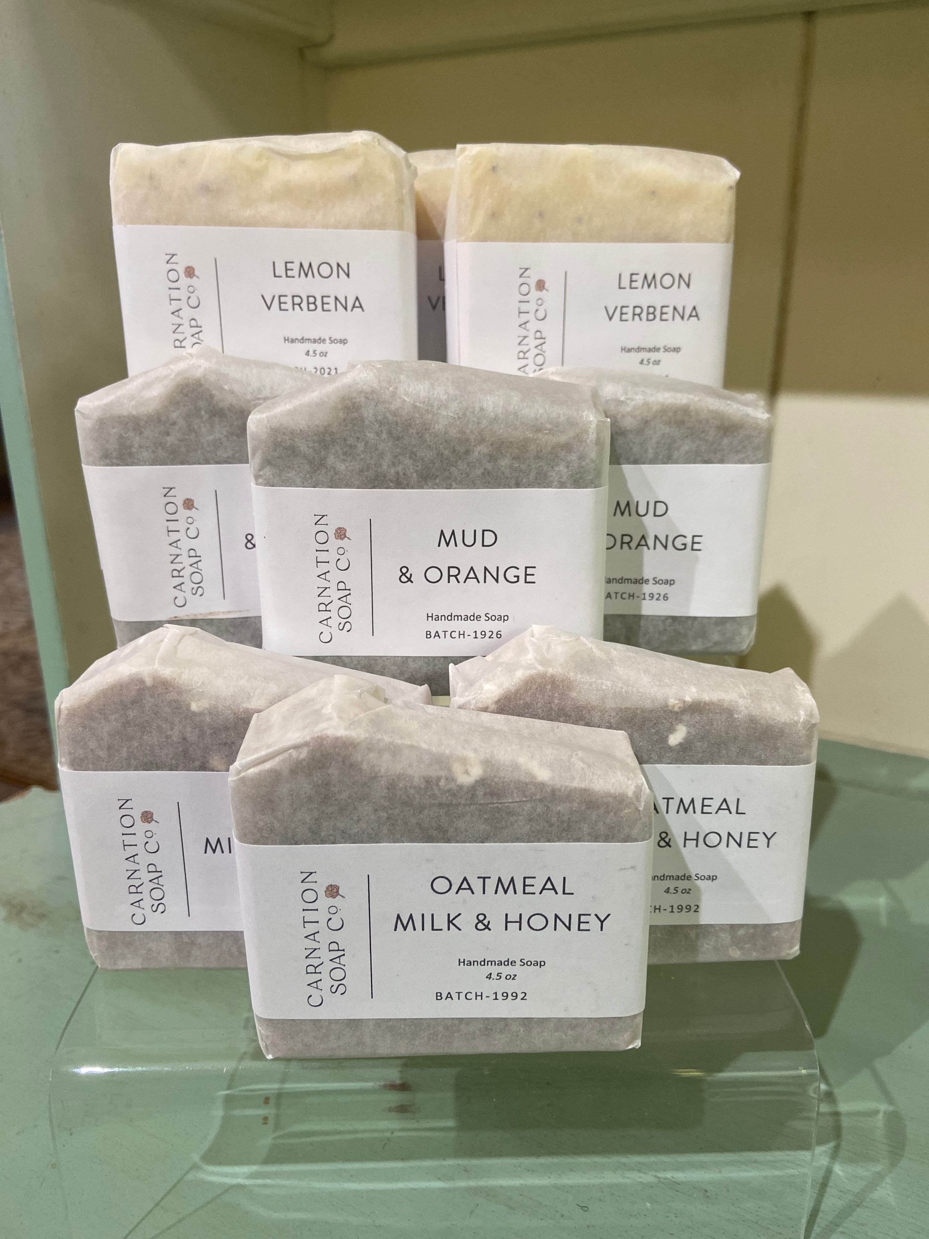 Handmade Soap- Carnation Wa